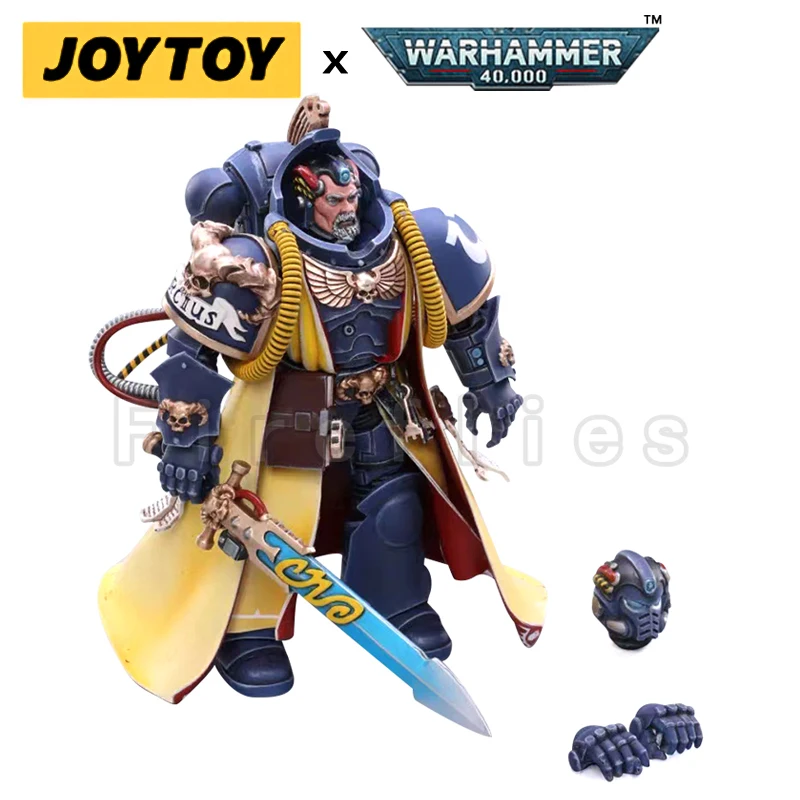 1/18 JOYTOY Actionfigur 40K Space Marines Ultramarines Primaris Librarian Anime Collection Modellspielzeug