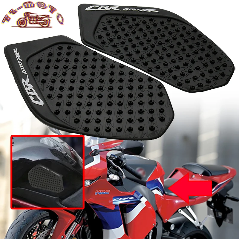 

Аксессуары для мотоциклов Honda CBR600RR F5 CBR 600RR F 5 2003-2006, противоскользящая наклейка на бак, боковой протектор на колено