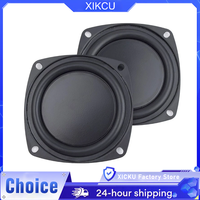XIKCU Universal Woofer Radiator Bass Passive Speaker 2/3/4inch Low Frequency Loudspeaker Diaphragm Vibration Plate DIY
