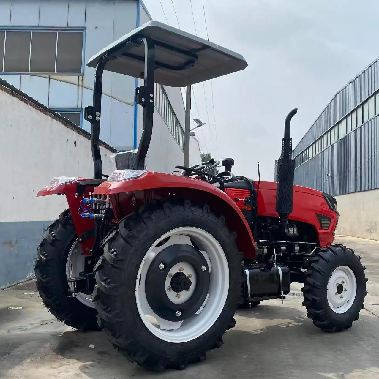 Factory Direct Supply Compact Farm Tractor 4x4 Drive Cab Diesel Engine Agricultural Machinery For Farming Land Management - view 2