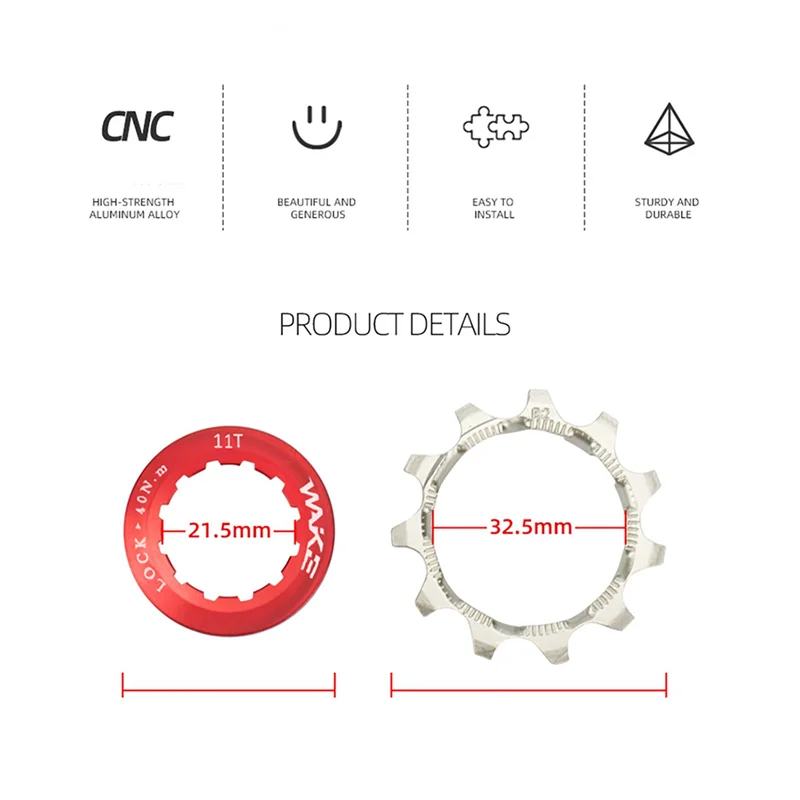 2X ويك دراجة كاسيت الترس دراجة الطريق الجبلية 8 9 10 11 12 سرعة 11T أجزاء دولاب الموازنة ضرس Cogs أجزاء الدراجة