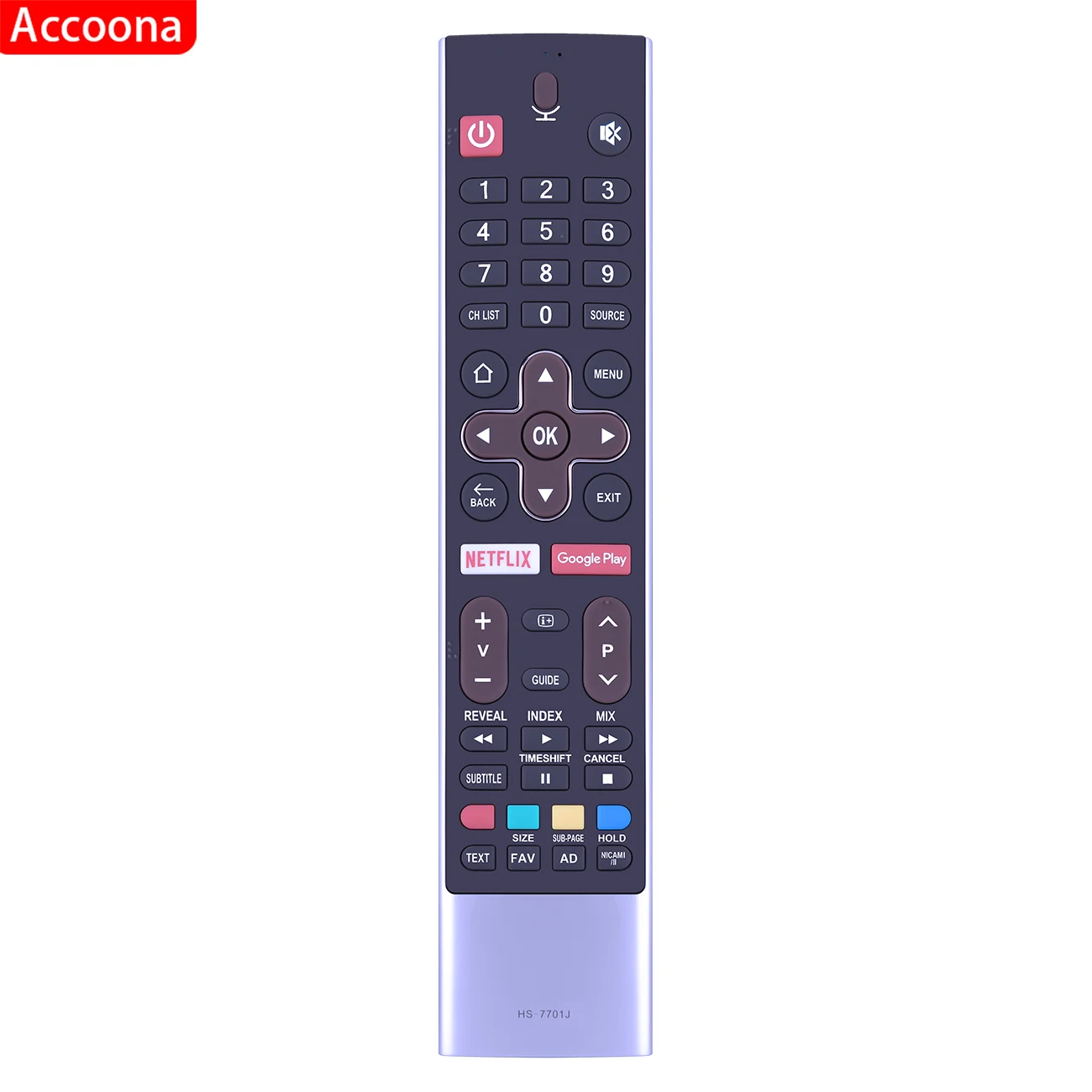 NEW Original HS-7701J HS-7700J For Skyworth 40E3 50U500 TV Remote Control Voice Netflix Google Play Fernbedienung