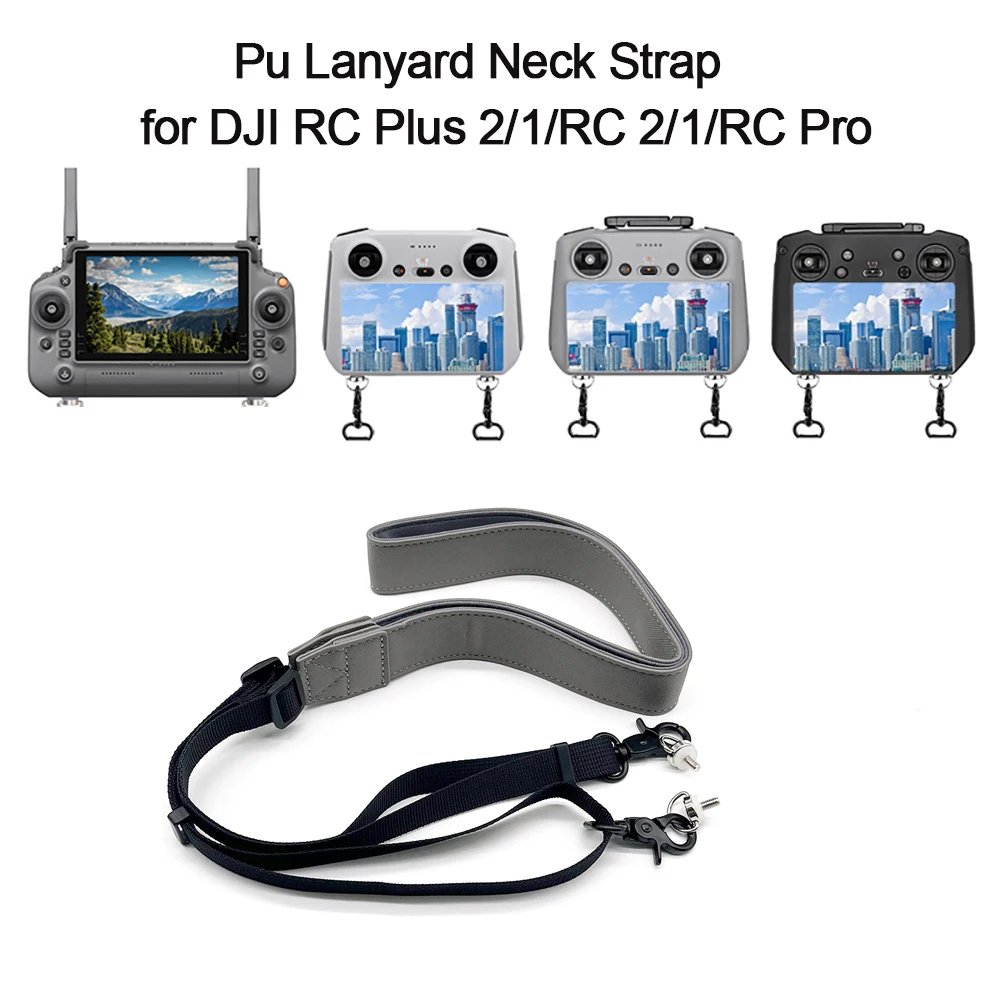 Wtohoby Pu Lanyard for DJI Mavic 3 Enterprise Mavic 3M/3T/3E/Inspire 3/Matrice 30T Drone RC Pro/RC Plus 2/1 Control Neck Strap