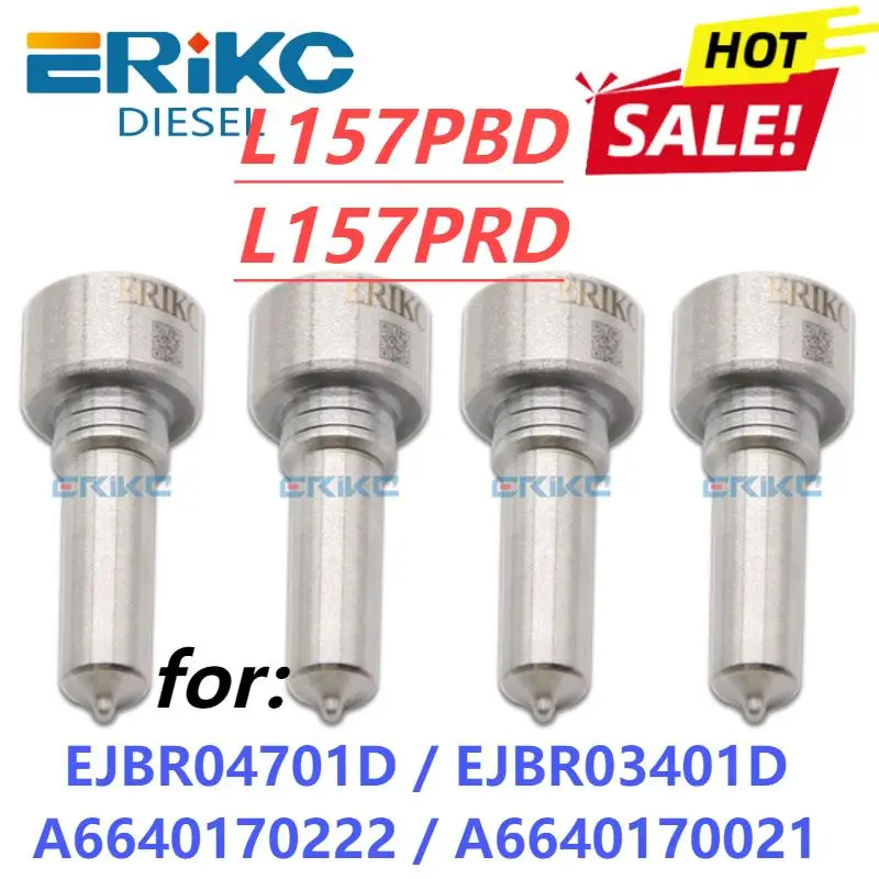 4PCS EJBR03401D Common Rail Injector Nozzle L57PRD L157PBD For SSANGYONG A6640170222 6650170321 EJBR04701D 6640170221