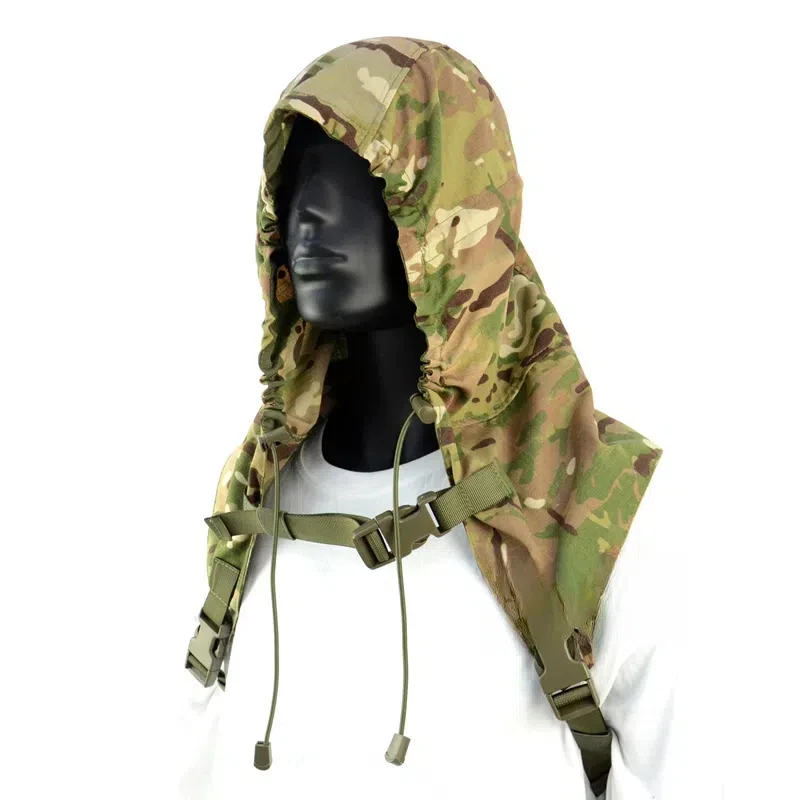 軽量タクティカルギリースーツ、快適な1-5スーツ、全地形対応、カモフラージュヘルメット