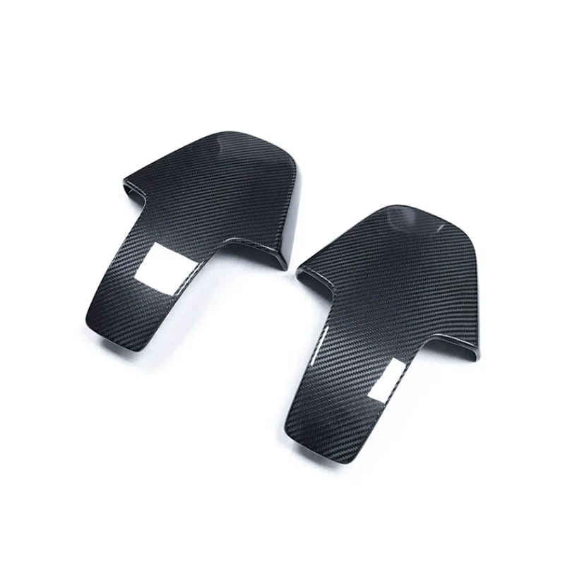 Automobile interior carbon fiber seat backrest affixed with seat quilt decorative plate is suitable for BMW M3M4X4MX3MG80G82.