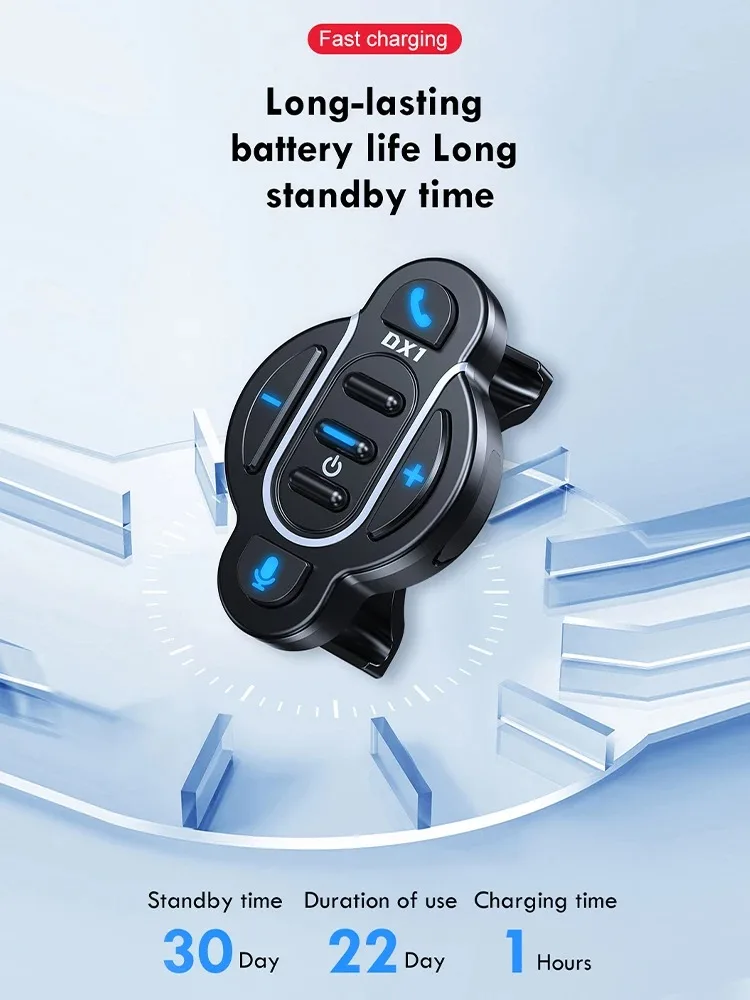 AliExpress NONE Bluetooth 5.4 Remote Control Waterproof Wireless Media Controller Universal for Helmet Earphone Motorcycle Bike Handlebar Media