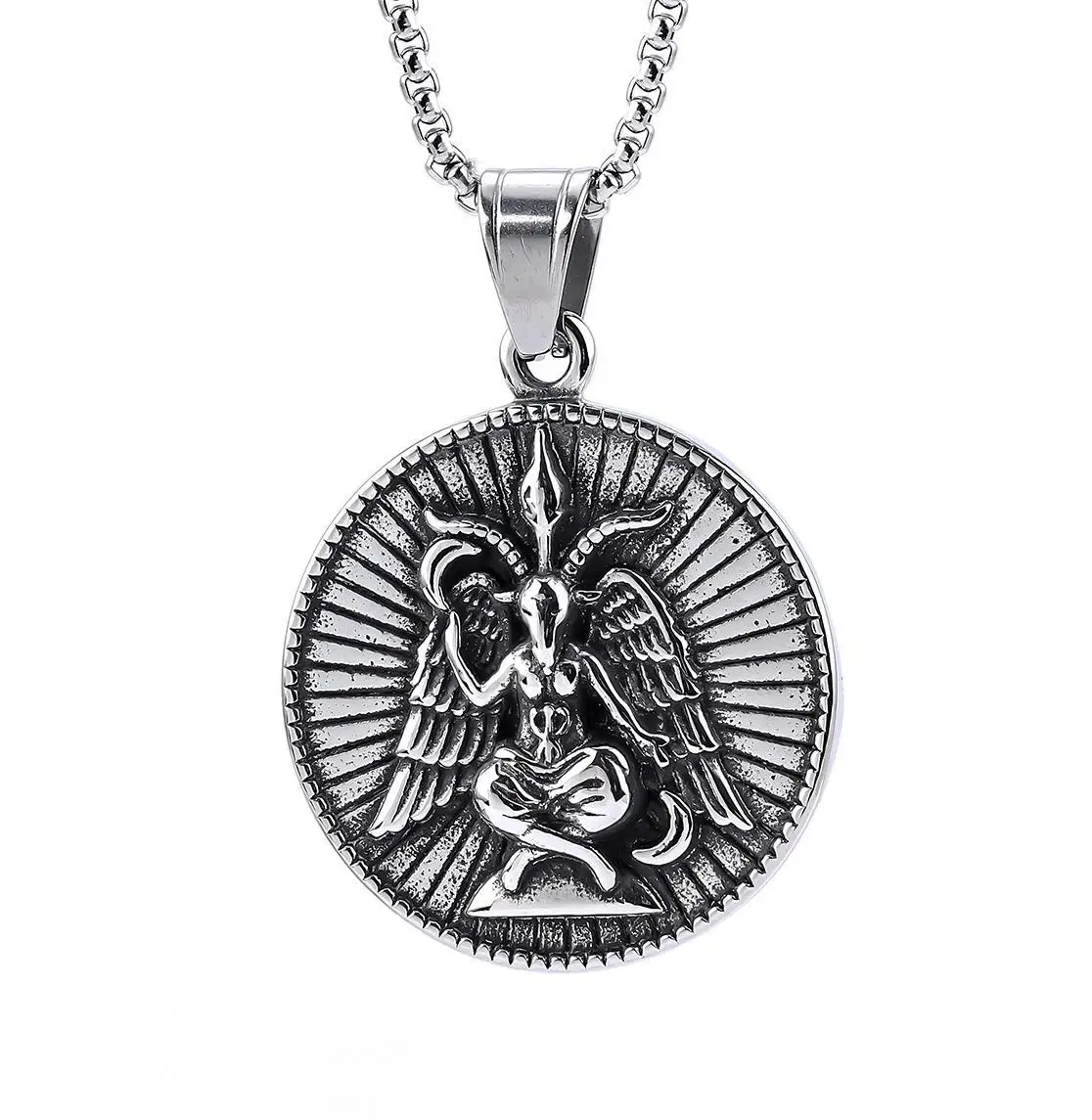 

Personalized Retro Fashion Ram Stainless Steel Pendant Necklace