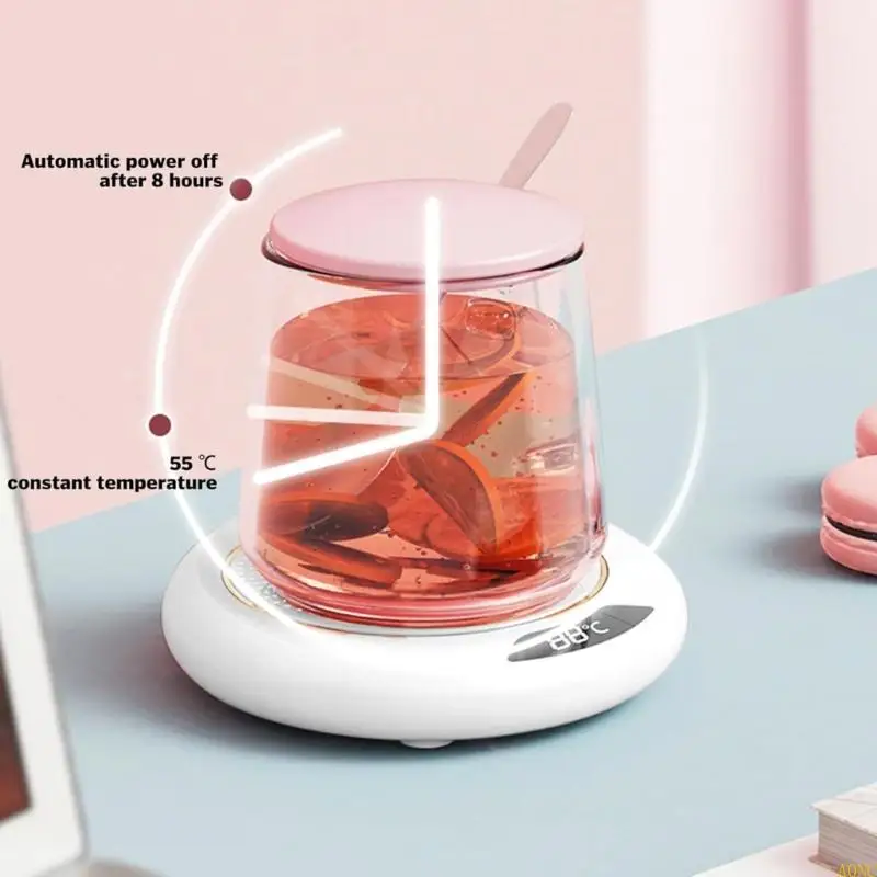 A0NC Electric Coffee Mug Couster для офисного стола теплее тарелка чайная вода молоко