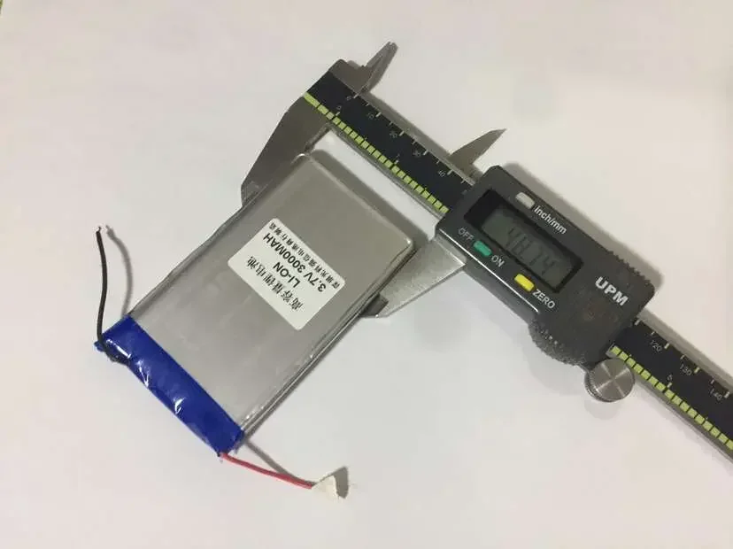 Novo totalmente capacitivo 3.7v polímero de lítio potência 804882 3000mah tablet linha de energia móvel