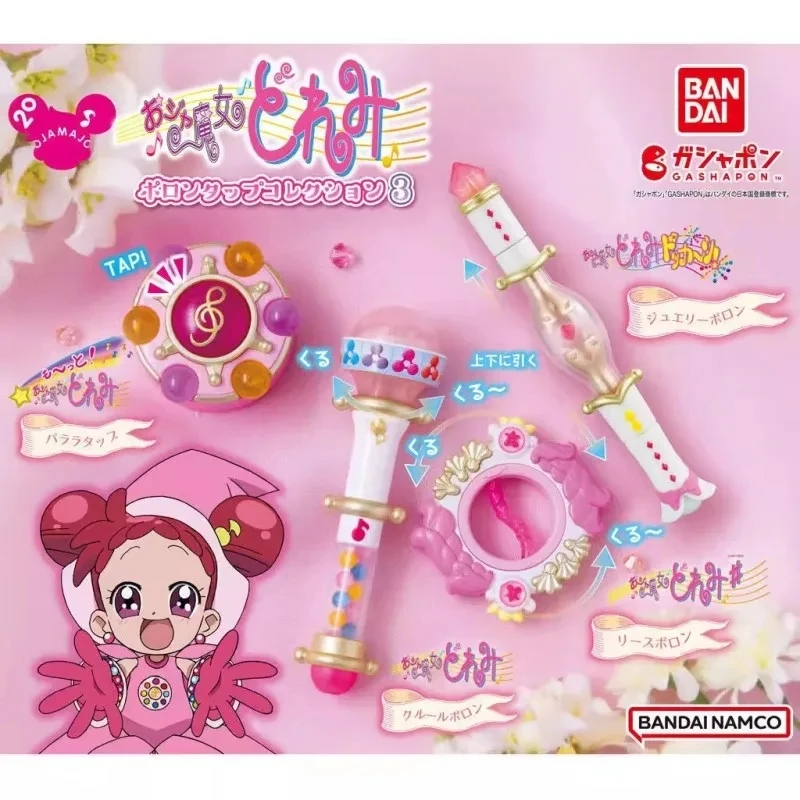 

Bandai Genuine 4Pcs Gashapon Ojamajo Doremi Anime Figure Toys For Kids Gift Collectible Model Ornaments