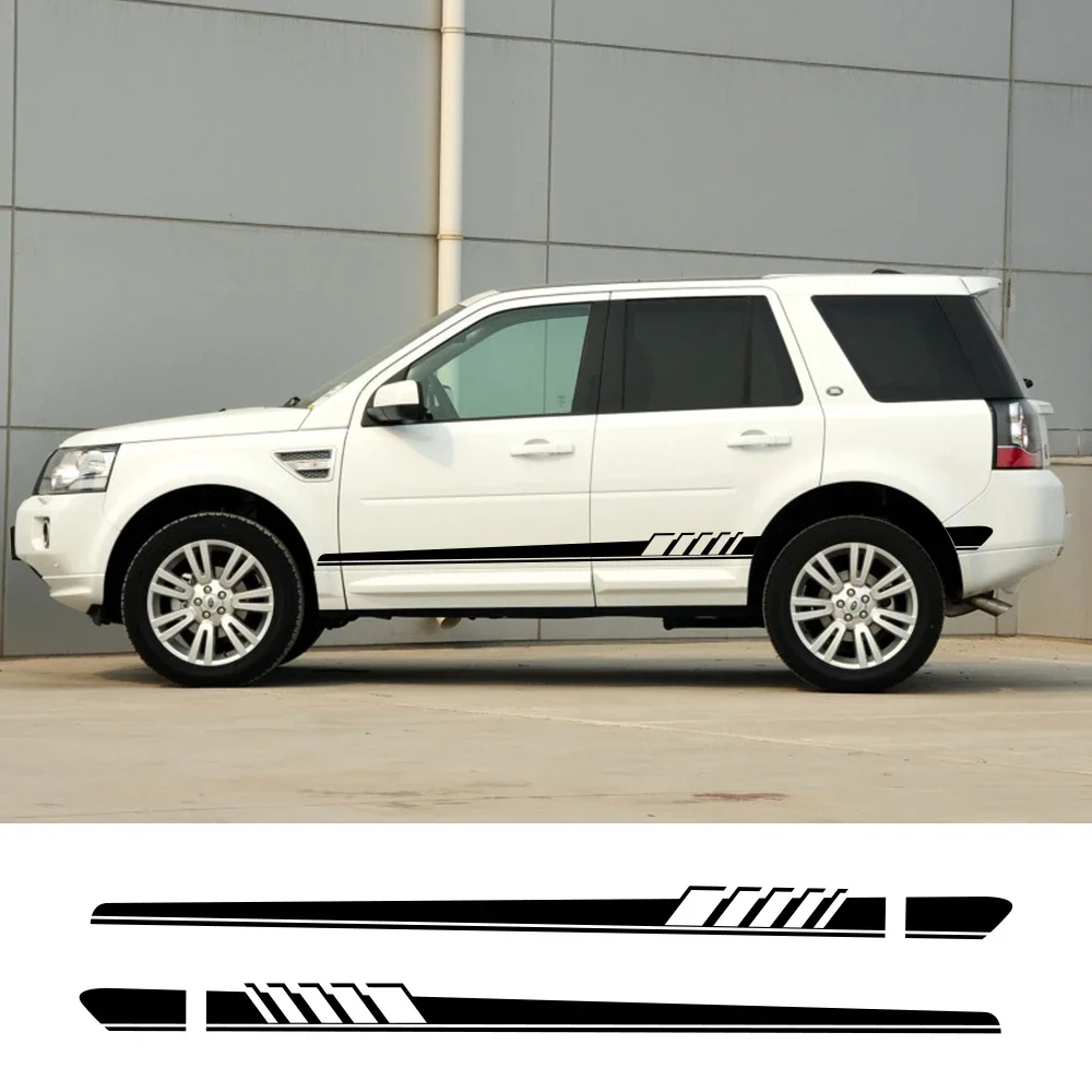 2 قطعة ملصقات السيارات لاند روفر ديسكفري 3 4 2 فريلاندر 2 1 إيفوك حلقي السيارات الفينيل فيلم التصميم الشارات ضبط الملحقات #1