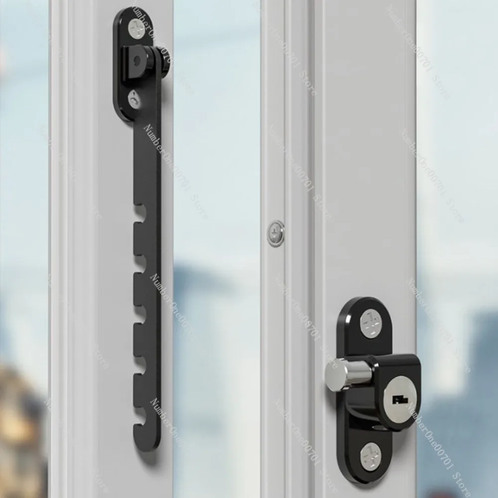 Ventilation Window Opening Limit Size Wind Brace Firm Window Stopper Security Inside Opening Child Safety Lock Hotel