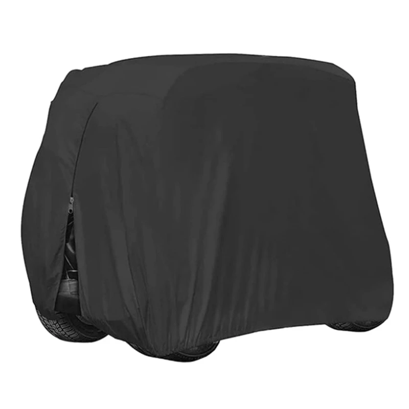 210D Waterproof Sunproof Dustproof Rain Cover 2/4 Passenger Golf Cart Cover For EZGO, Club Car,Yamaha Golf Carts