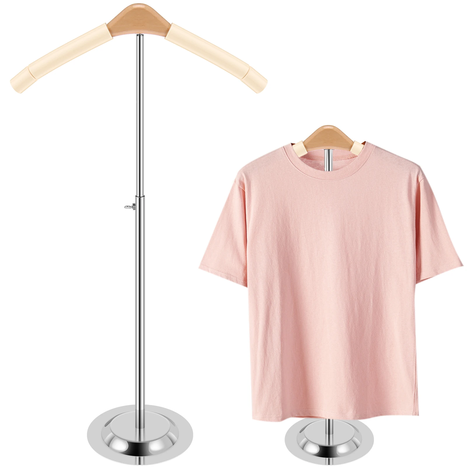 

Customizable Coat Rack Height Adjustable Clothes