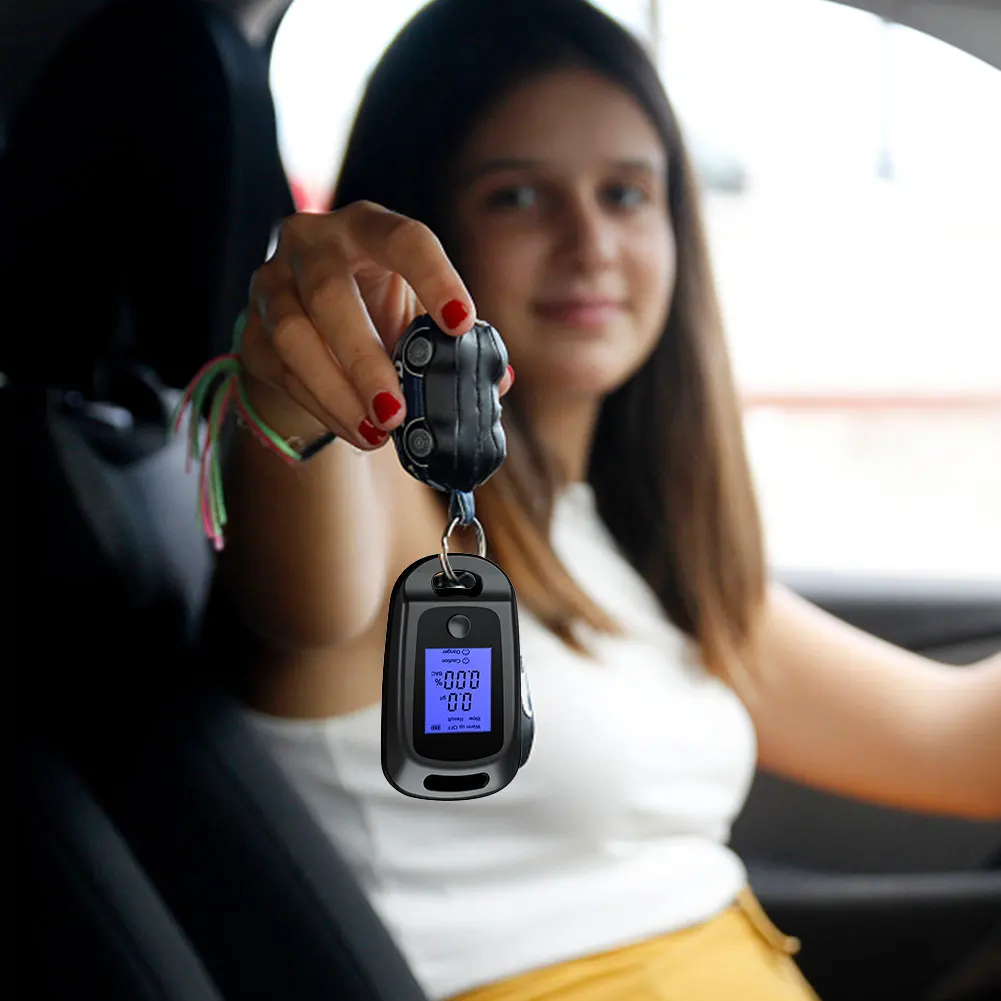 

Тестер алкоголя в выдыхаемом воздухе, USB перезаряжаемый ручной анализатор алкоголя, ЖК-дисплей, цифровой измеритель алкоголя, профессиональный для личного использования