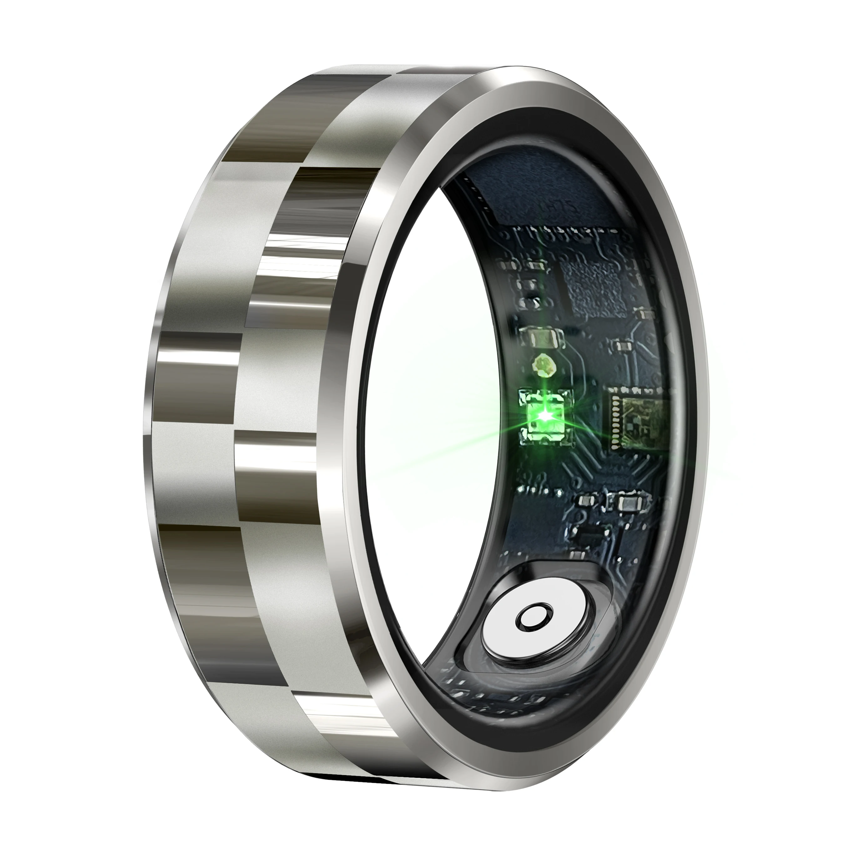 Smart Ring Men Women Heart Rate Sleep Monitoring Health Detector Qring IP68 & 5ATM Waterproof Multi-sport Mode Smartring