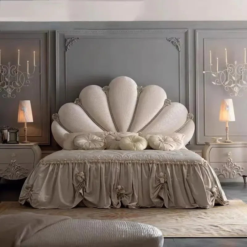 xx-Headboard Comforter Double Bed Platform Bedframe Frames Queen Double Bed King Size Twin Schlafzimmer Bett Home Furniture