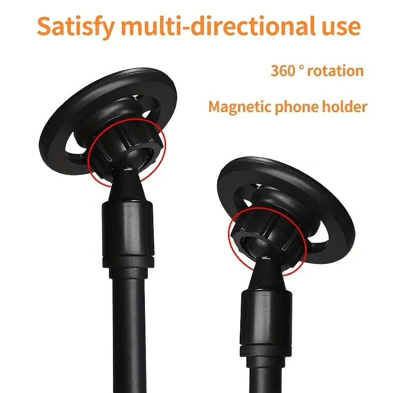 Magnetischer Handyhalter mit Clip, 360° ° Drehbarer Universalständer für Handys, ideal für Online-Lernen und am Schreibtisch – Detail 6