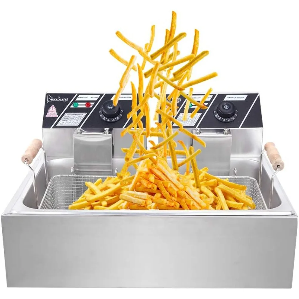 

Сверхмощный смеситель из нержавеющей стали, одноцилиндровая электрическая корзина для столешницы, 23,26Qt22L