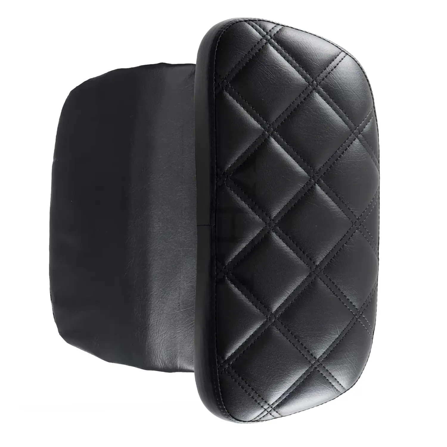

Razor Chopped Tour Pak Pack Motorcycle Trunk Backrest Pad For Harley Touring Street Tri Glide Road King 2009-Up Black PU Leather