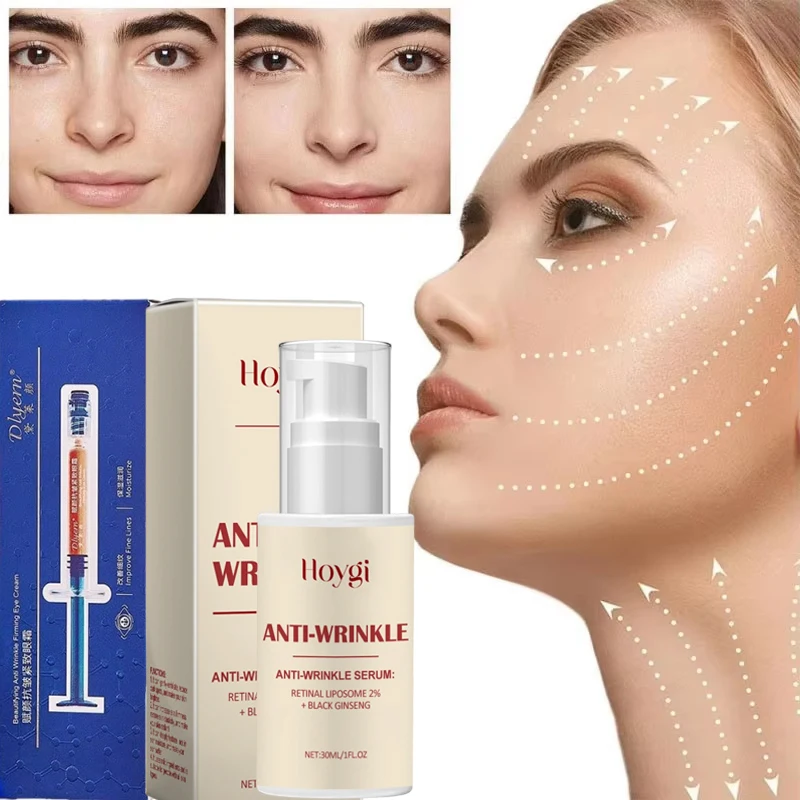 Retinol Anti Wrinkle Eye Cream Serum Puffing Under Eye Bags Removing Black Circles Reducing Fine Lines Lifting Firming Eye Cream
