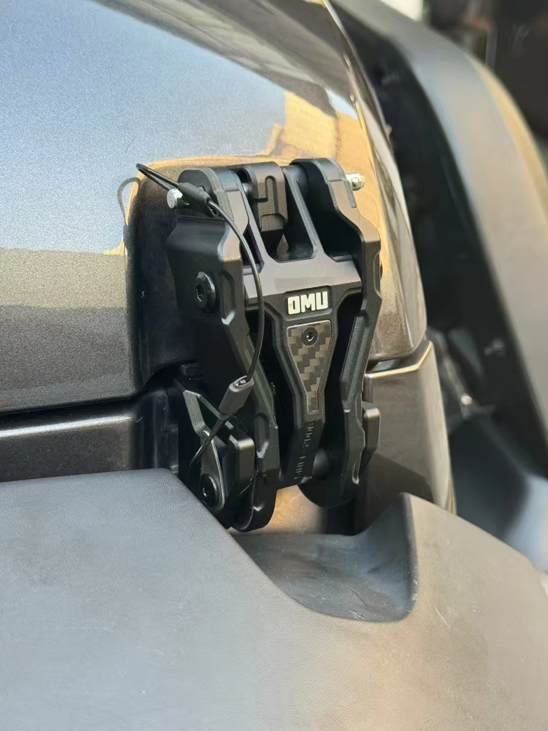 غطاء محرك السيارة مزلاج غطاء قفل سبائك الألومنيوم والمغنيسيوم باستخدام الحاسب الآلي لسيارة جيب رانجلر JK 2007-2017 O105 NTRIX #3