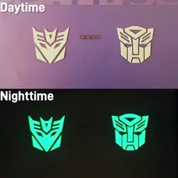 Car Stickers Transformers Autobots Reflective Decoration For Fuel Tank Cap Trunk Bumper Motorcycles Helmet Laptop Phone D50