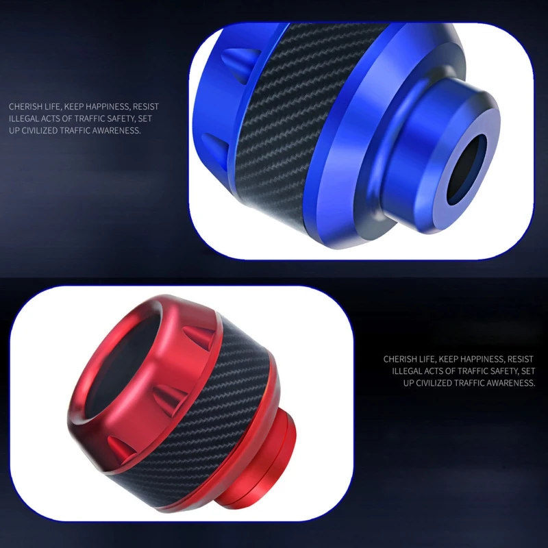 Motorbike Front Fork Cup Screw Cap Fall Protector Wheel for Protection Frame Slider Anti Crash Drop Protective Block Sco