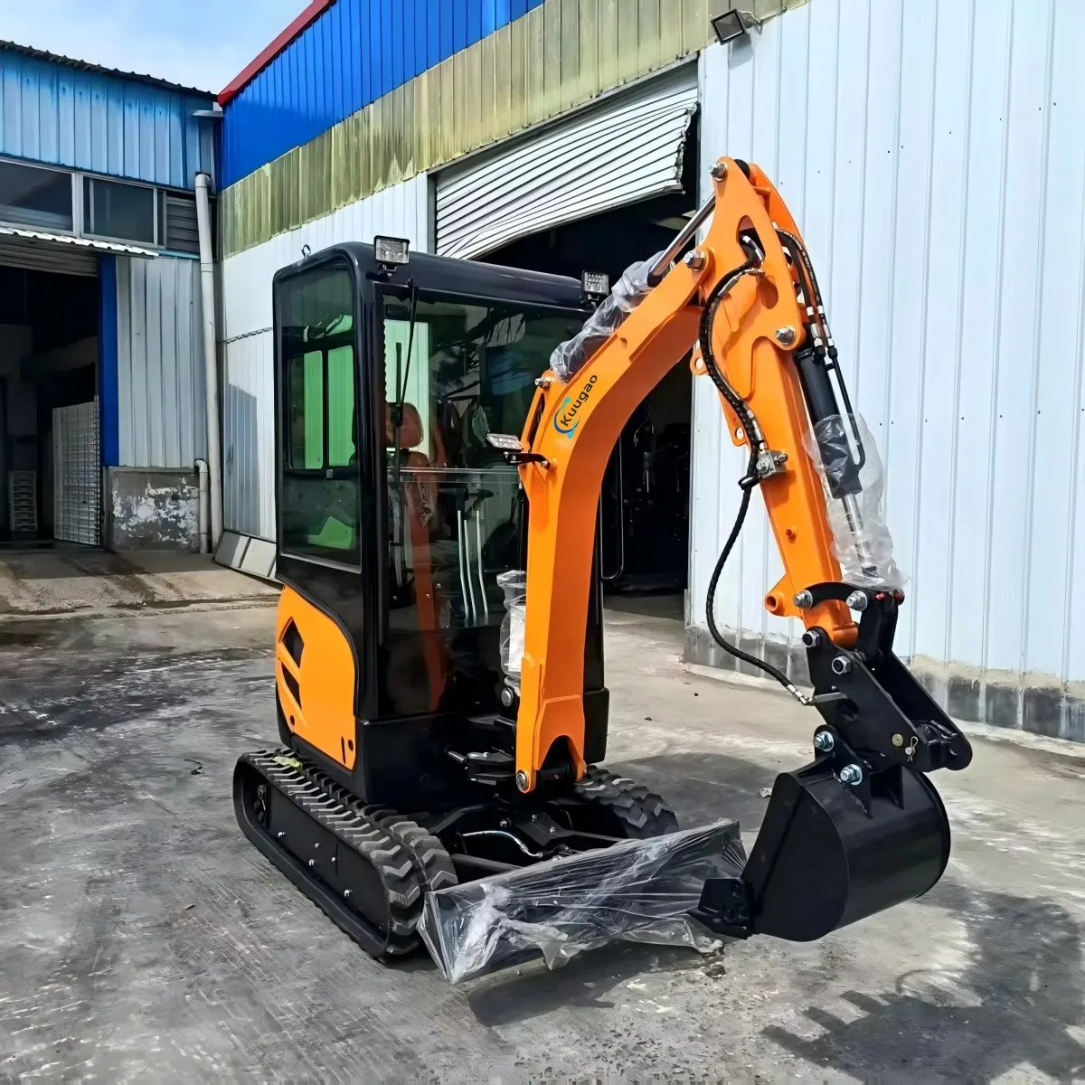 Mini Excavadora de 1.8 Toneladas y 2 Toneladas con Envío Gratuito, Excavadora Hidráulica China, Mini Bagger, Micro Excavadora de Fábrica, Excavadora Pequeña Yanmar