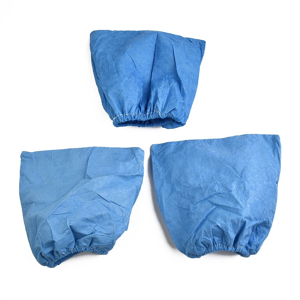 3PCS Textile Filter Bag For Guild 16-30L Wet Dry Vacuum Cleaner Filter Bag Blue 950135 Vacuum Cleaner Parts