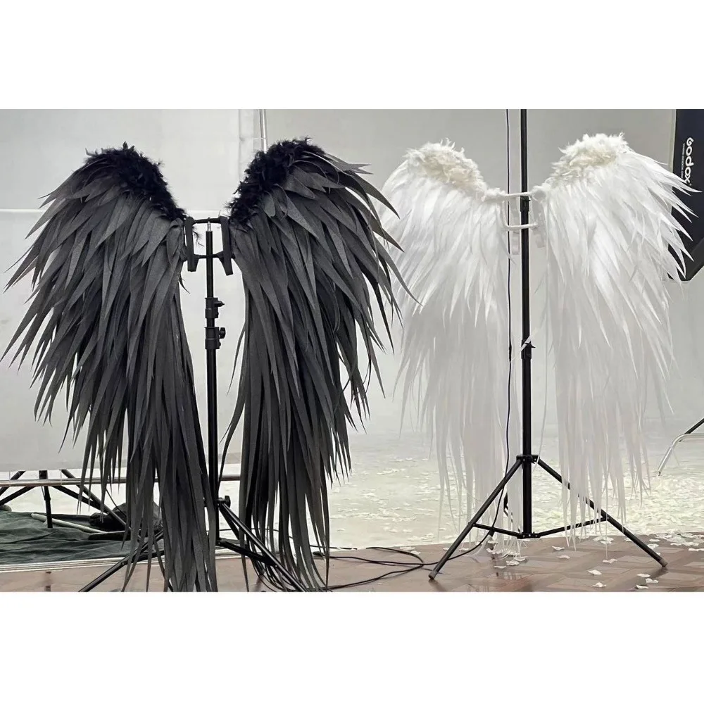 Angel Wings Cosplay Props for Comic Convention Bridal Shooting Vlog Creation Commercial Stage