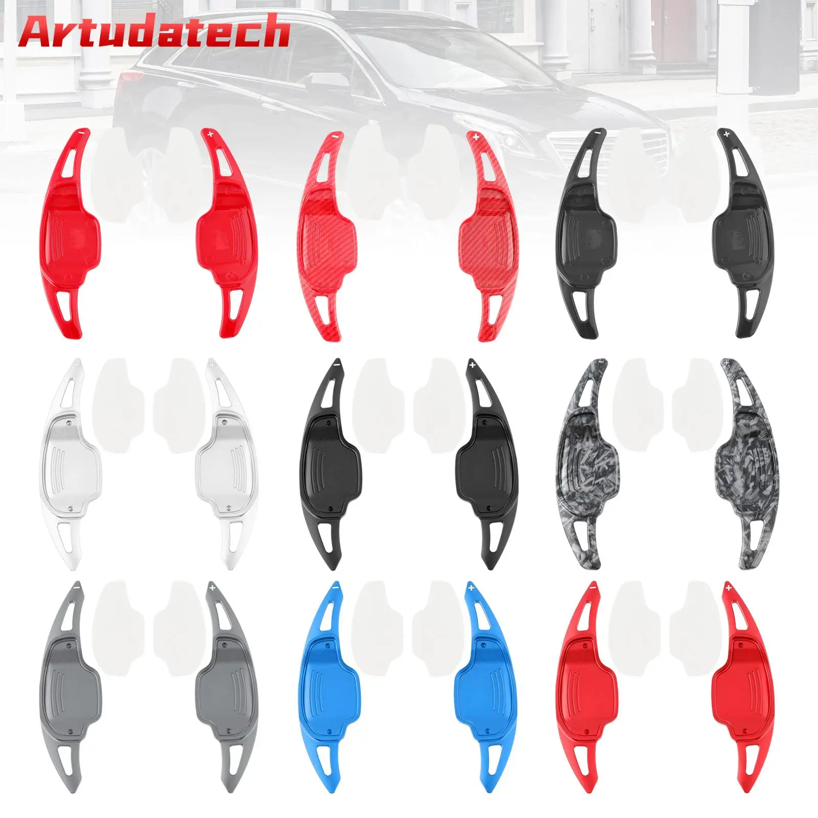 

Artudatech Steering Wheel Paddle Shifter Covers For Holden VF 12-15 Car Accessories