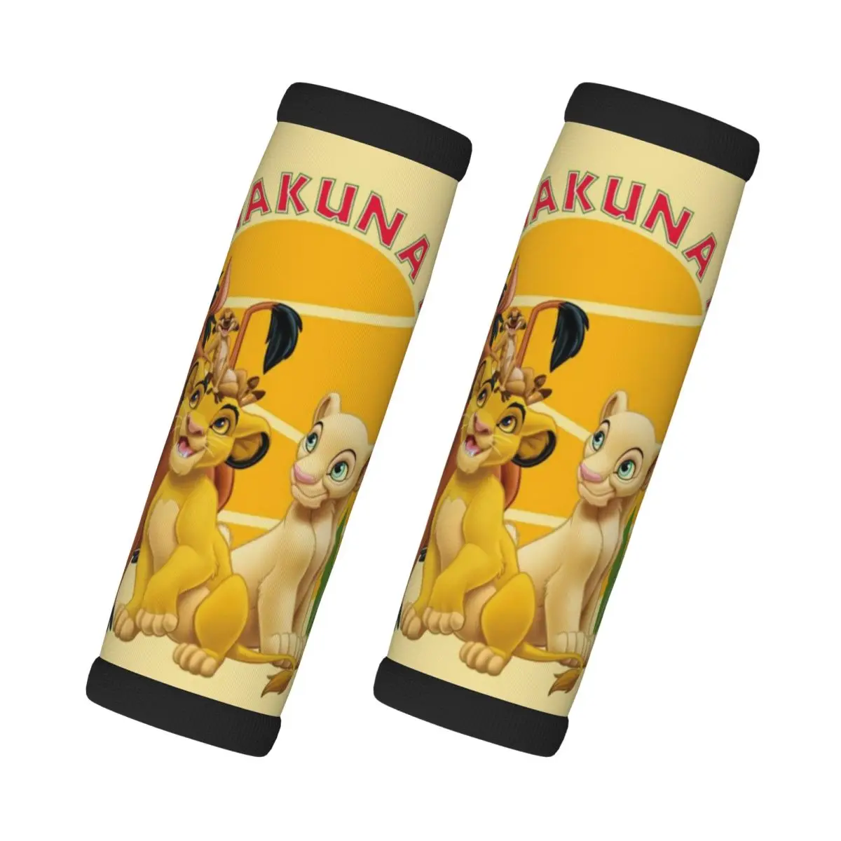 

Изготовленная на заказ ручка Simba и Nala King Lion, чехол для дверных ручек, чемоданов, дорожные аксессуары