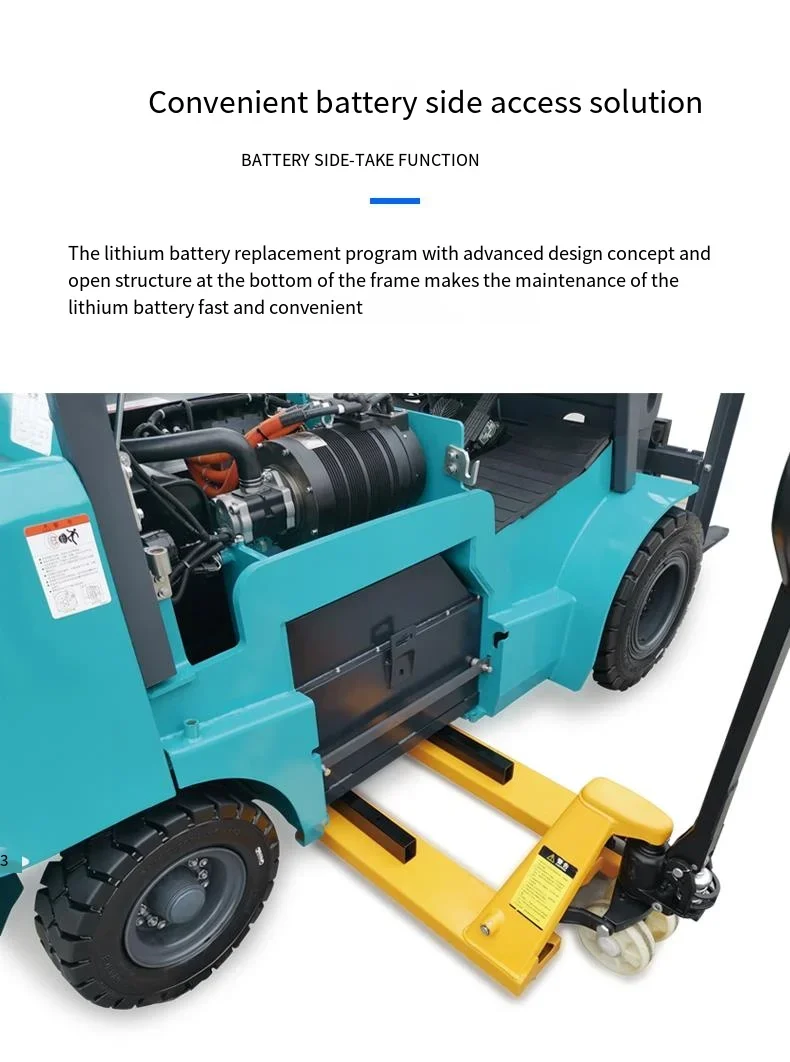 Petits chariots élévateurs électriques au lithium, chariot élévateur multidirectionnel, haute qualité, 48V, 1.5 T2, soudure, 3 soudures, For8.5