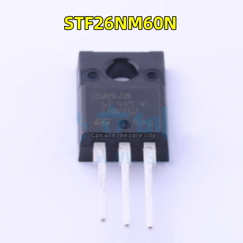 

1-100 PCS/LOT New original genuine STF26NM60N 26NM60N power switch MOS tube N channel field effect