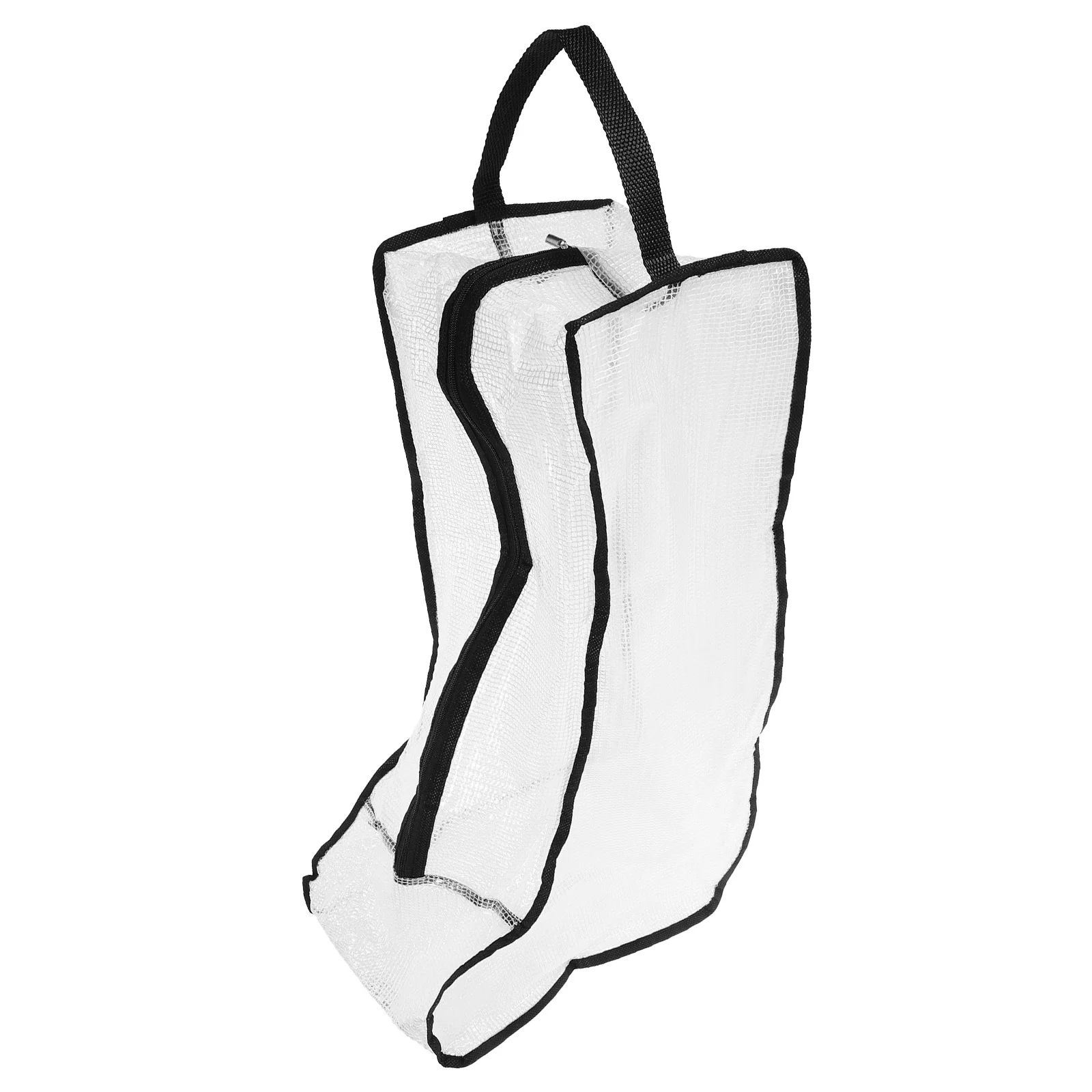 

Boots Storage Bag Sturdy PVC Material Reusable Zippered Organizer Travel Boots Pouch Shoe Storage Holder Adults