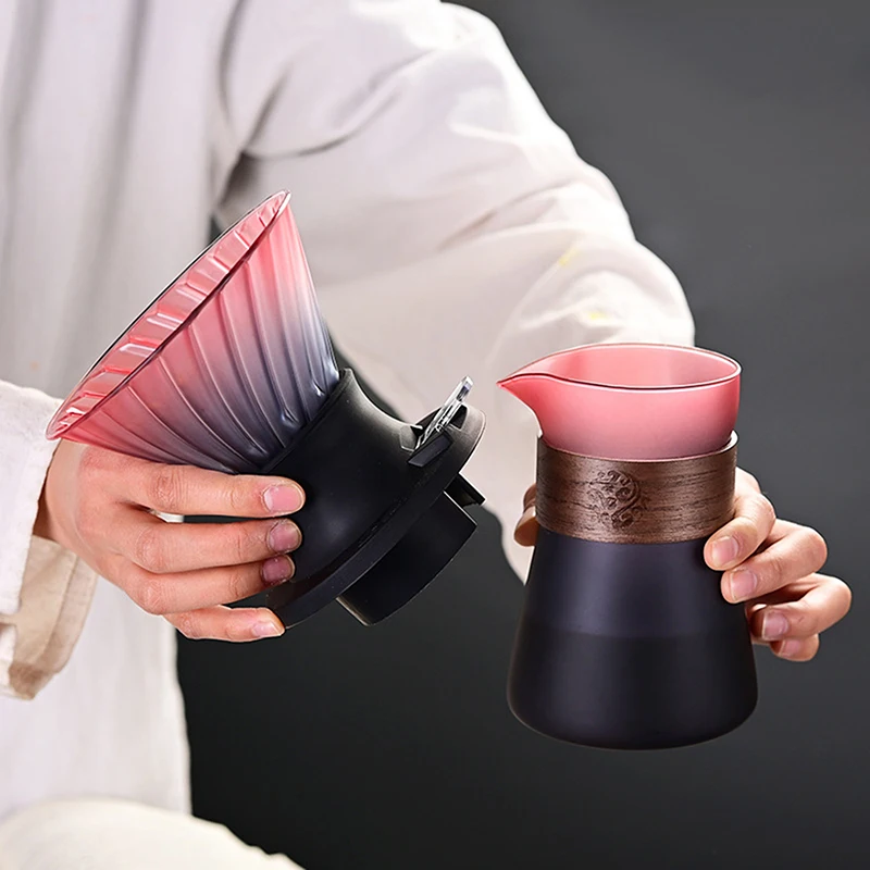 Hand Brew Coffee Filter Cup Pour Over Coffee Drip Maker Household Immersion Filter Set