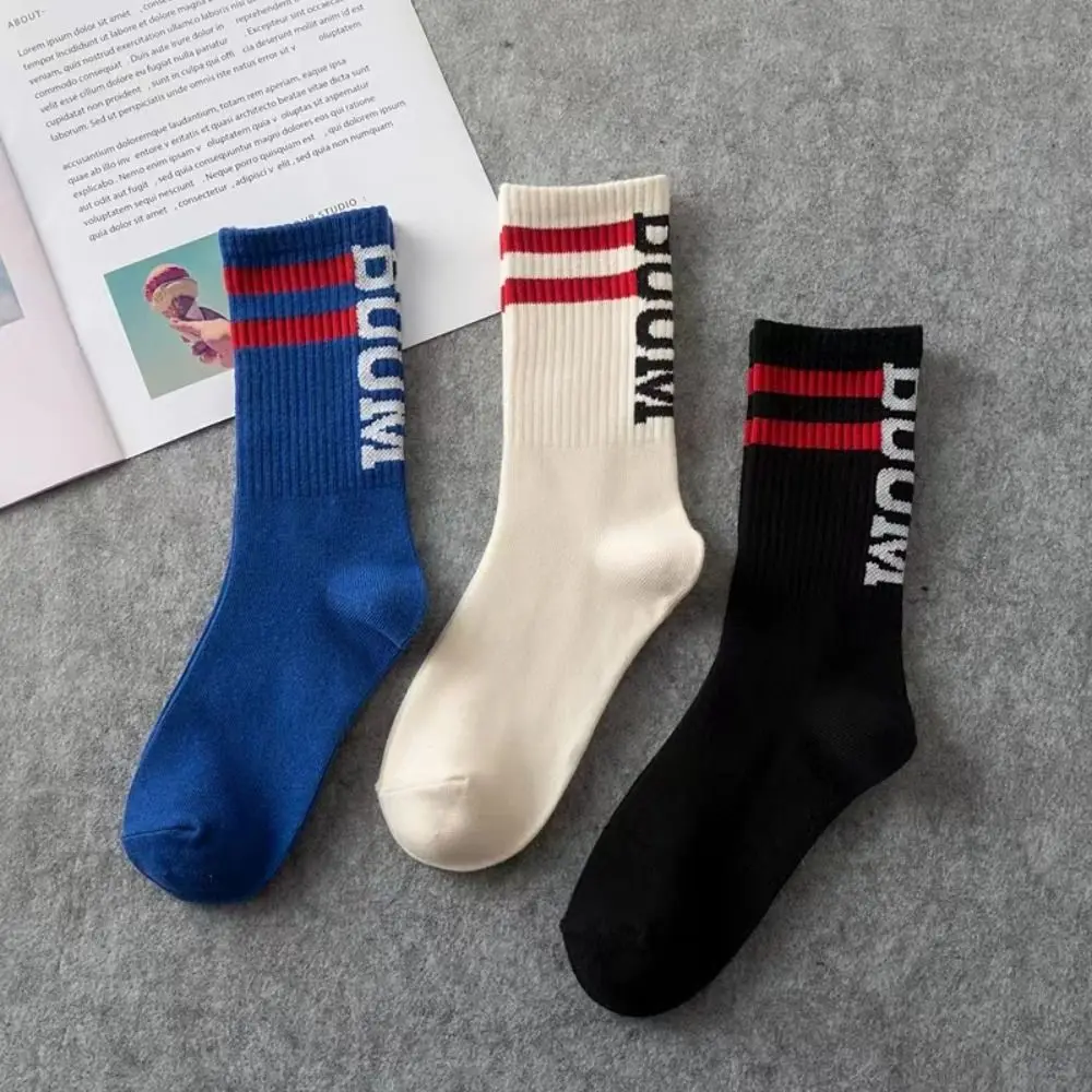 

Fashion Letter Hip Hop Socks Trendy Brand Breathable Cotton Socks Outdoor Sports Socks Streetwear