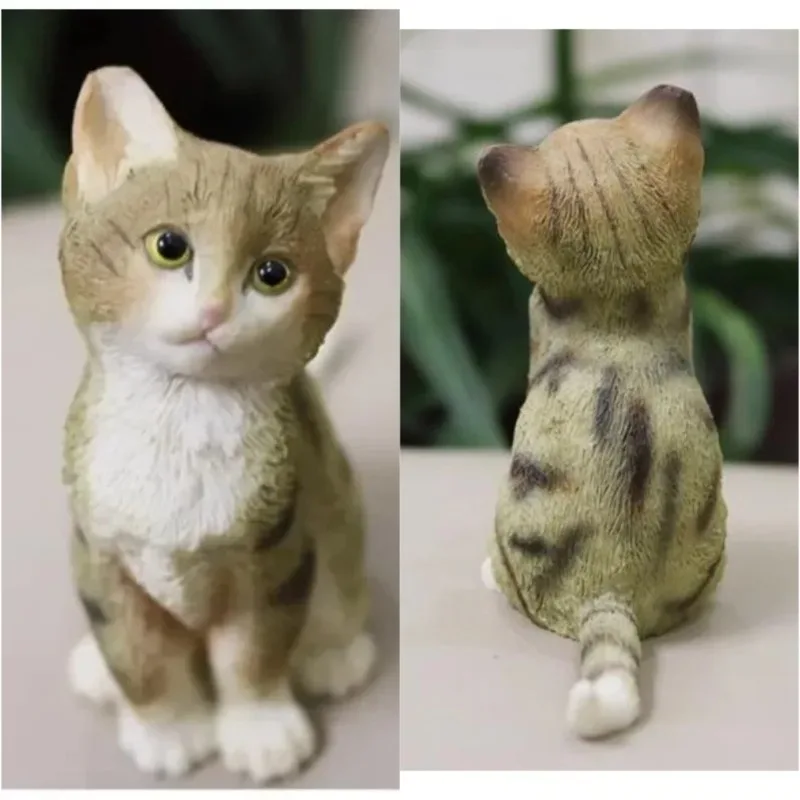 Escala 1/6 Tigertight Felis Cat Resina Modelo Acessório para Figuras de Ação de 12 polegadas Decoração Modelo Animal Brinquedo