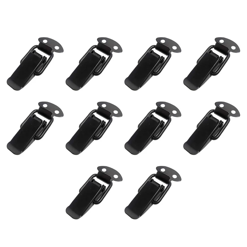 4/10pcs Toggle Latch Spring Loaded Clamp Clip Case Box Latch Catch Hinge Snap Closure Crate Spring Lock Wooden Box Hasp Hardware