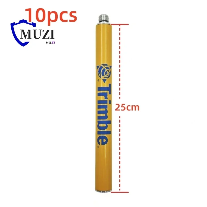 10PCS 25cm Surveying Extension Pole Prism Antenna Extend Section For Trimble R12i R12 R10 R9snR8s R2 GPS 5/8 x 11 thread