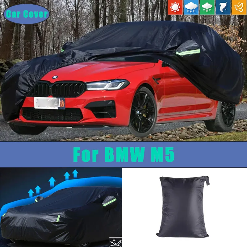 

For BMW M5 Car Full Outer Covers Outdoor Waterproof Dustproof Sun Rain Snow Protection Exterior Car Accessories