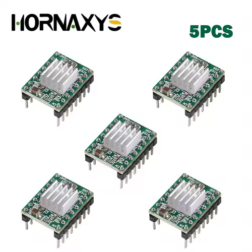5/10PCS 3D Printer Parts StepStick A4988 DRV8825 Stepper Motor Driver With Heat sink Carrier Reprap RAMPS 1.4 - Image 9