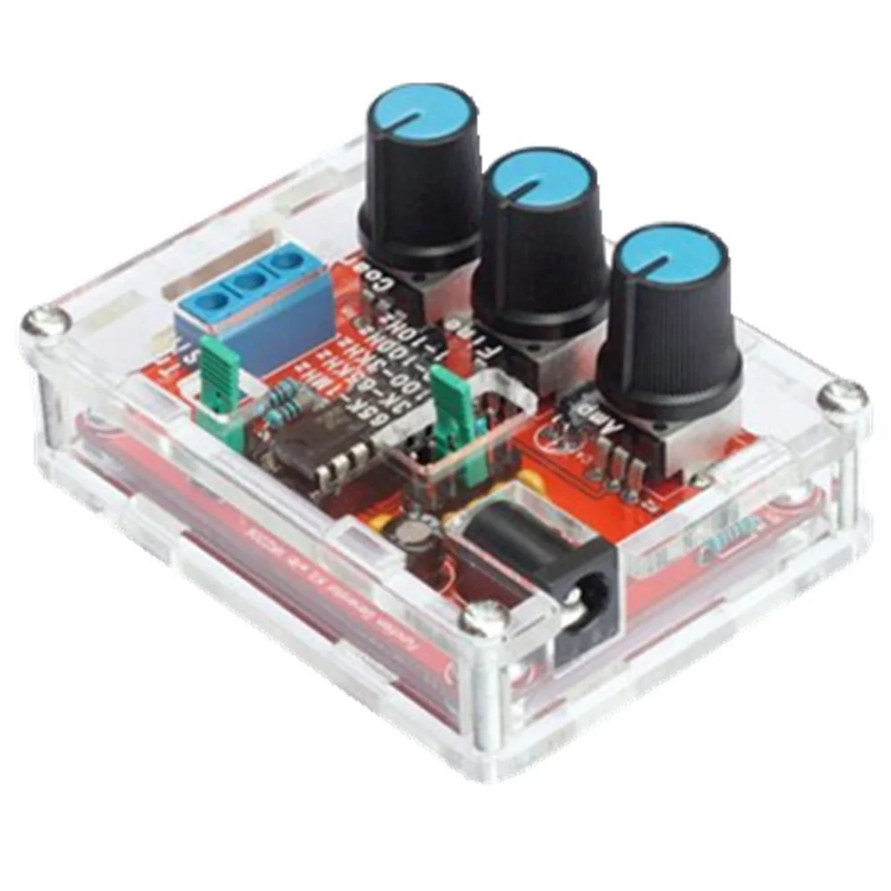 Signal Generator DIY Waveforms Frequency 9-12VDC Input Accuracy Resolution Amplitude Power Supply Range Voltage Support