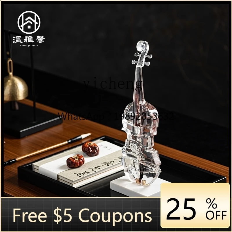 

L2-4 violin ornament living room porch TV cabinet office creative decoration housewarming gifts