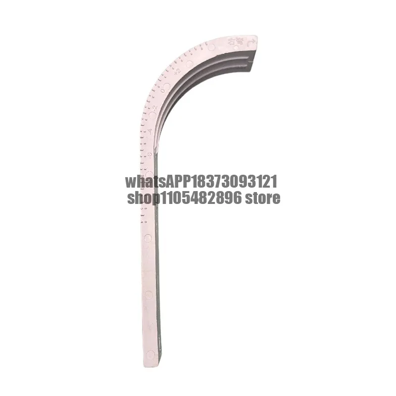 Curtain I-shaped curved rail auxiliary tool rail Breaking bending grip Bending belt scale
