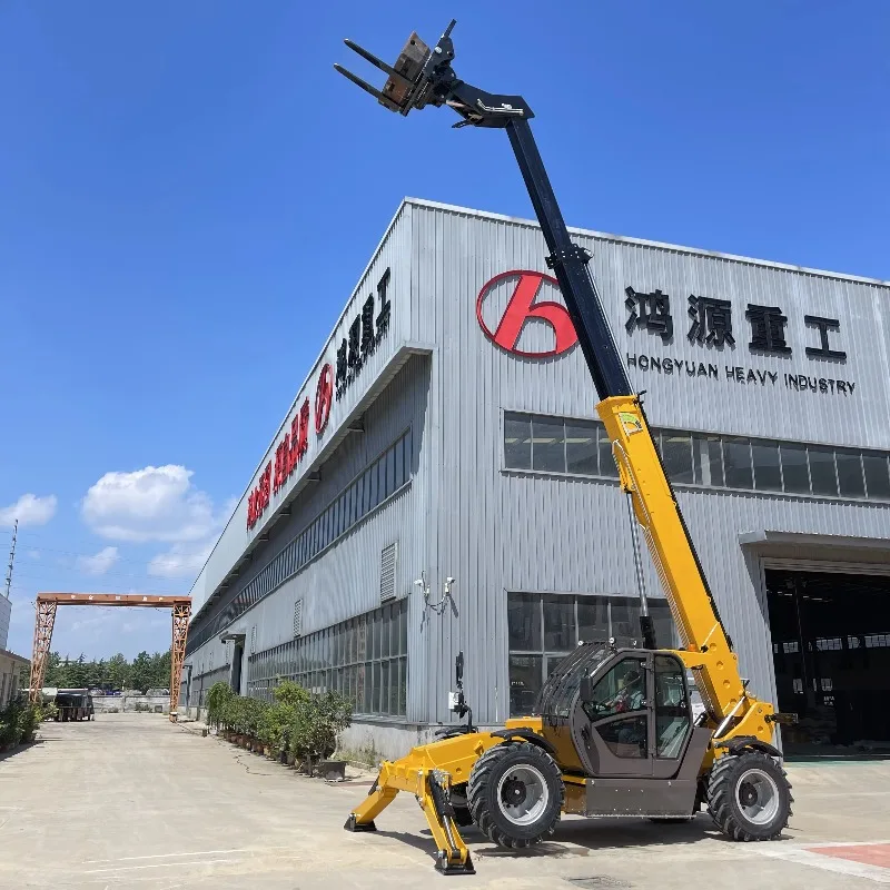 Customized Telehandler Forklift Cost 18m Factory Price Terrain Telehandler Telescopic Forklift With Bucket