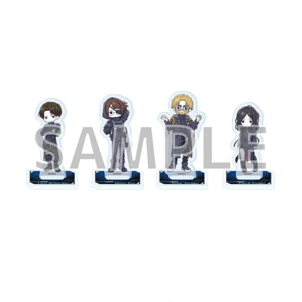 Attack On Titan Mikasa Ackerman 10cm Acrylic Stand Keychain Q Version Chibi Tactical Outfit Anime Figure Desk Decor Toy Gift