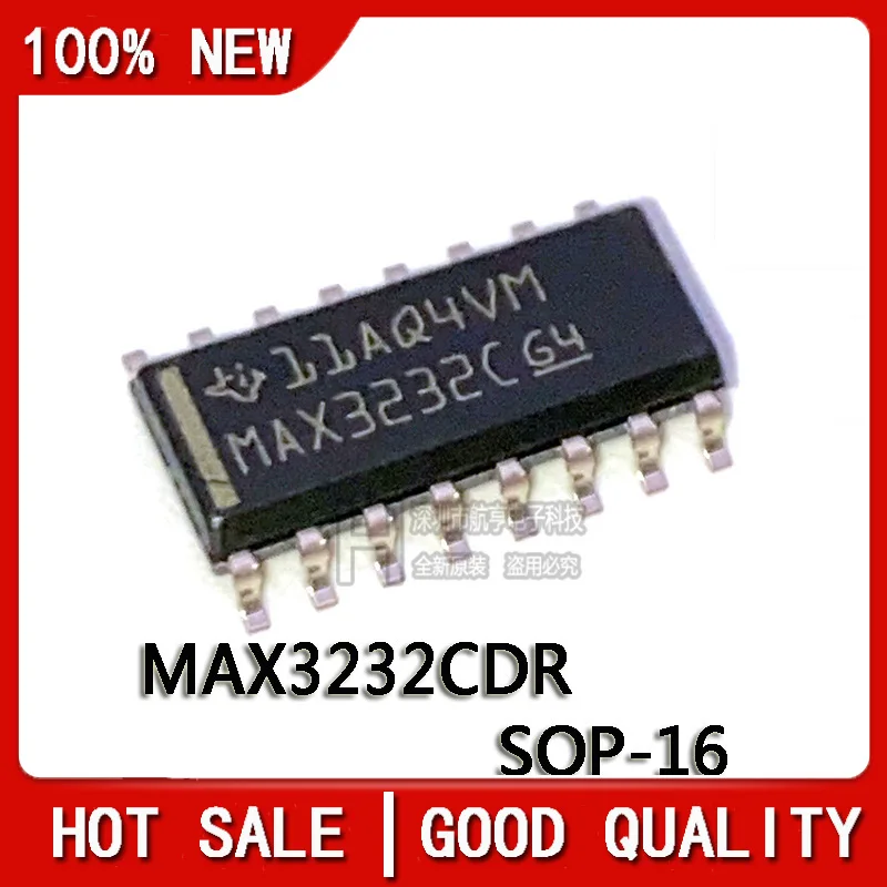 10PCS/LOT 100% NEW MAX3232CDR MAX3232CD MAX3232C MAX3232 SOP16 Chipset